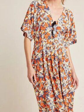 Anthropologie Porridge Les Papillons Butterfly Dress Size M